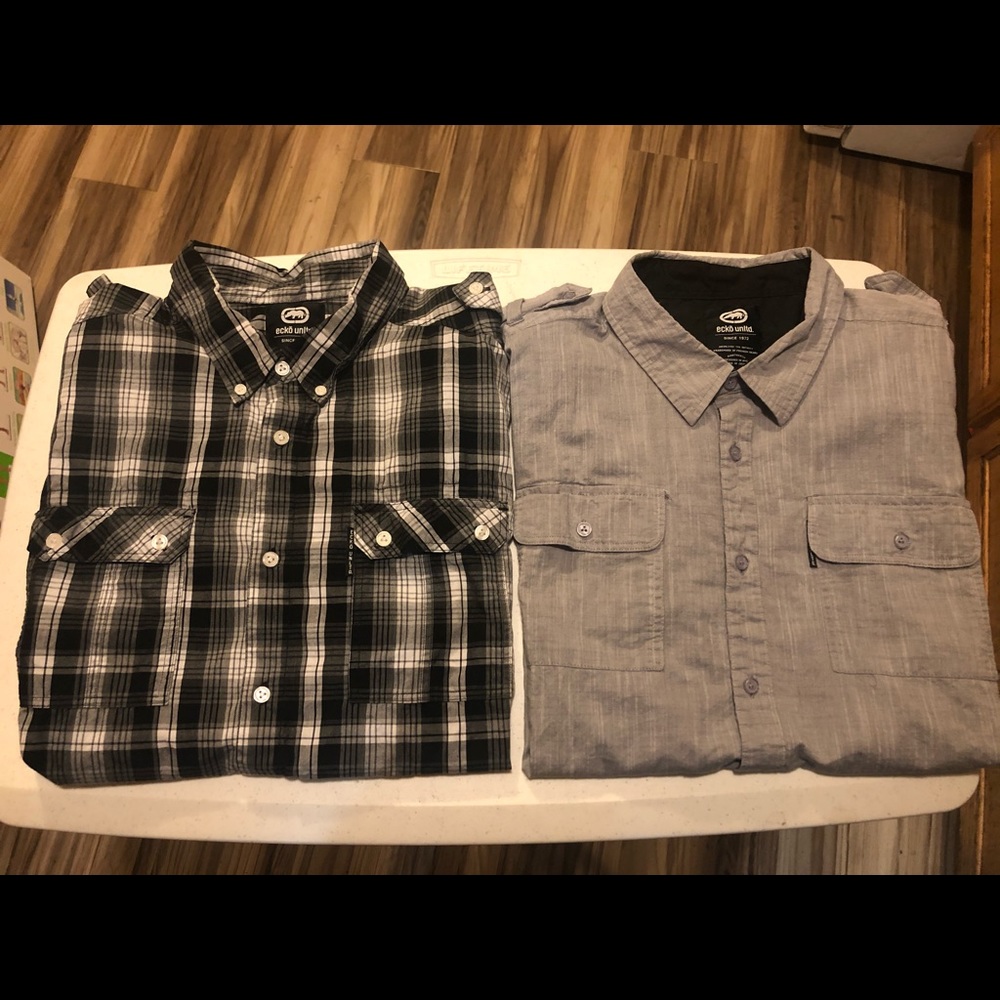 2XL ecko Unltd button downs